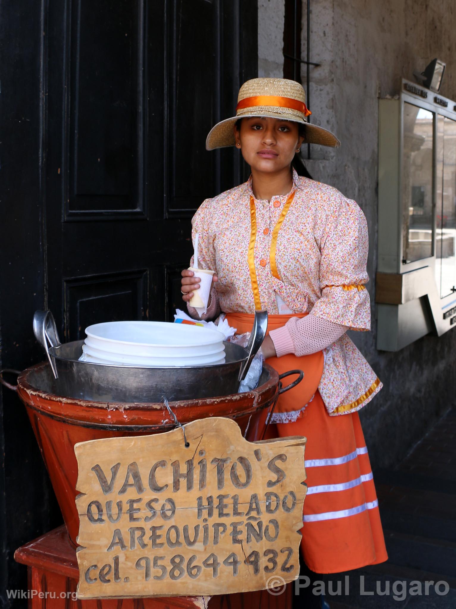 Cheese Ice Cream Vendor, Arequipa