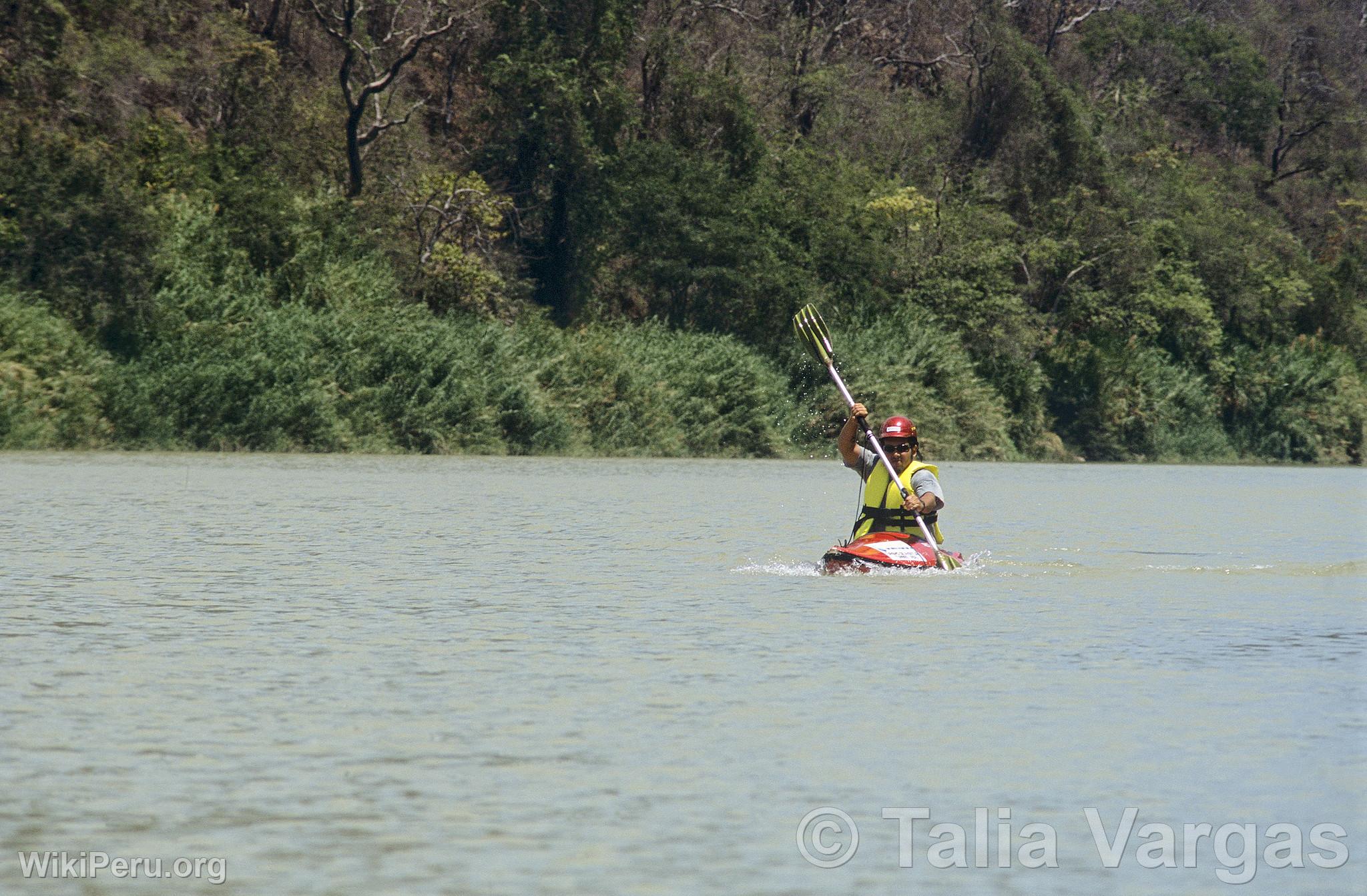 Kayak in the Tumbes River