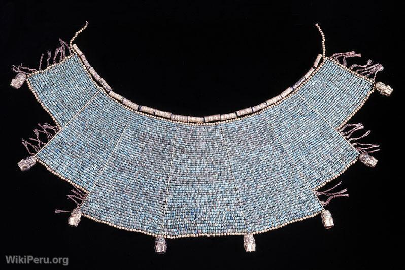 Mochica bead pectoral