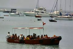 Boat ride in La Punta, Callao