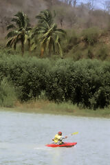 Kayak in the Tumbes River