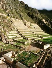 Aerial View of Ollantaytambo