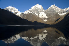 Yerupaj Snow-Capped Mountain