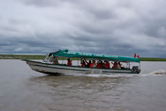 Tourists on the Amazon River