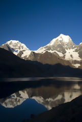 Yerupaj Snow-Capped Mountain