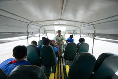 Tourists on the Amazon River