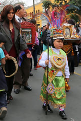 Procession of the Virgin of Carmen, Lima