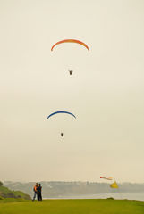 Paragliding in Miraflores, Lima