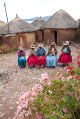 Tikonata Island on Lake Titicaca