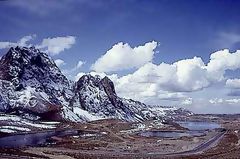 Snow-capped Mountain in Ticlio