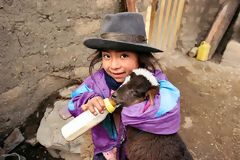 Girl farmer of Uchuraccay