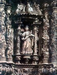 Pulpit detail of San Blas Church