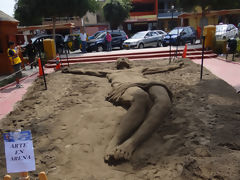 Sand sculpture, Pachacamac