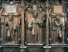 Choir stalls of San Francisco Church in Cuzco