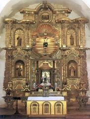 Main altarpiece of Mansiche Church in Trujillo