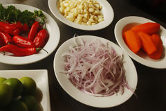 Ingredients for Ceviche