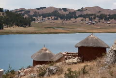 Tikonata Island on Lake Titicaca