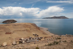 Tikonata Island on Lake Titicaca