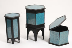 Painted Glass Furniture