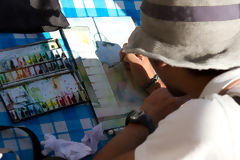 Street Artist in the San Lzaro District, Arequipa