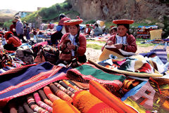 Handicraft Sale in Chincheros