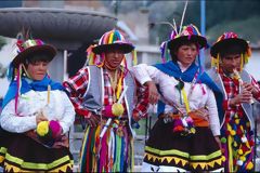 People in Traditional Clothes, Huancavelica