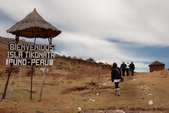 Tikonata Island on Lake Titicaca