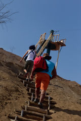 Zip-lining in Mncora