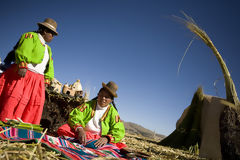 Women from the Uros Islands