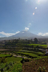 Misti Volcano and Arequipa Countryside