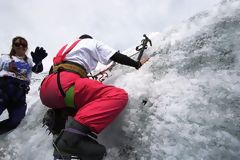 Ice climbing