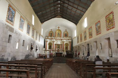 Interior of San Juan Bautista Church