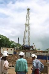 Natural gas extraction well in Camisea. Cuzco