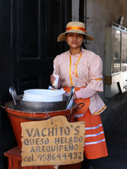 Cheese Ice Cream Vendor, Arequipa