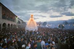 Procesin in the main square of Huamanga